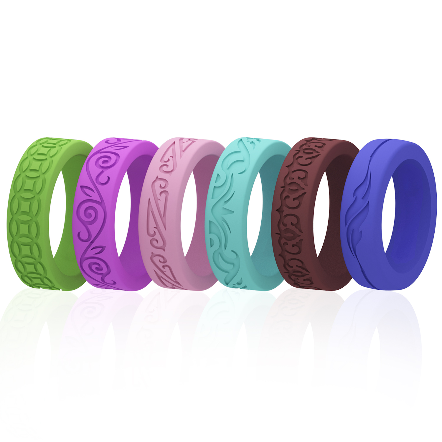 New style silicone ring customed logo silicone wedding ring